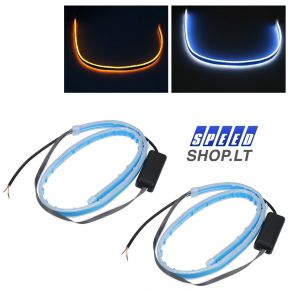 Lanksti Led juosta balta oranžinė